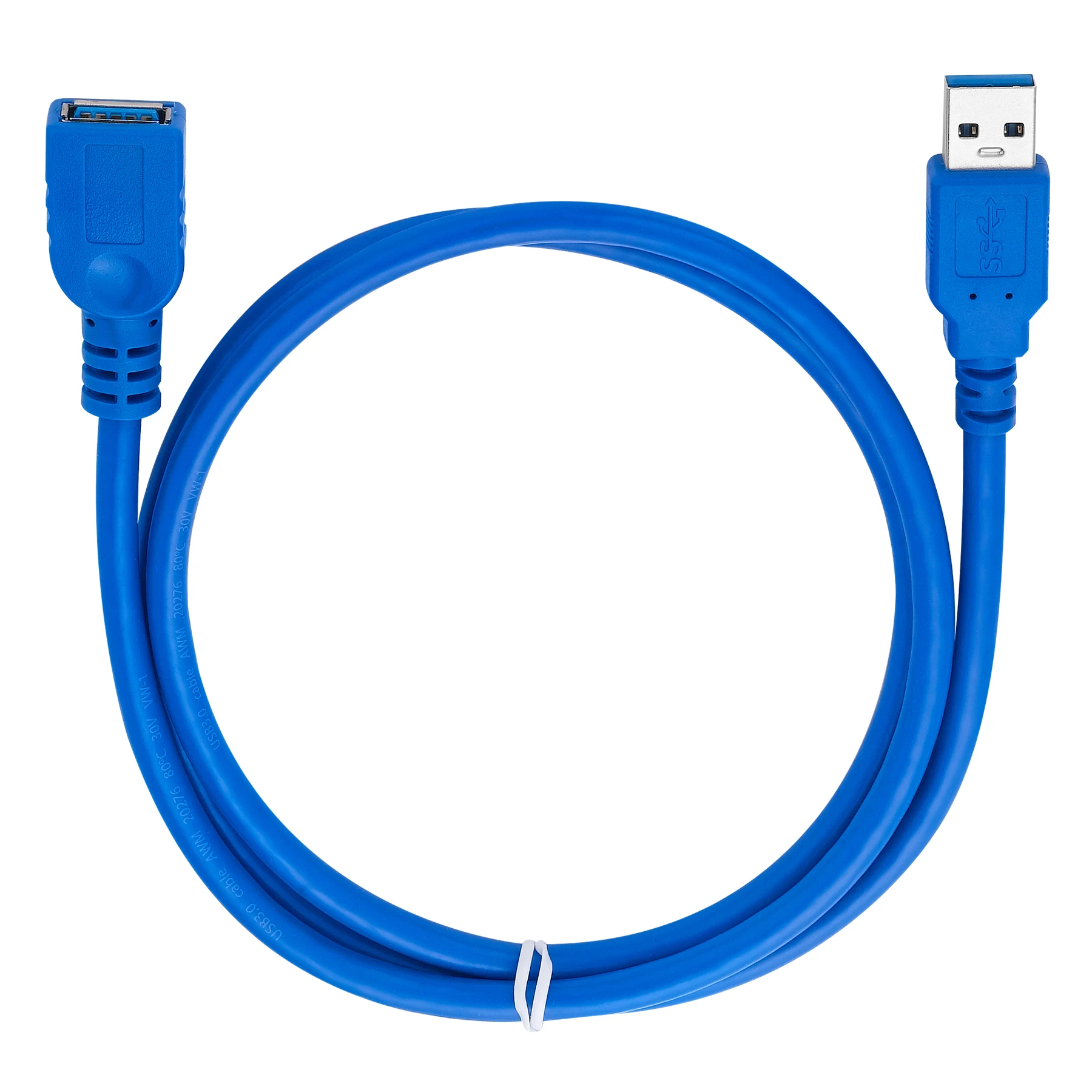 Bochara USB 3.0 Extension Cable Male to Female Foil+Braided Shielded 30cm 50cm 1m 1.5m 2m 3m  5m