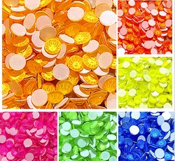 Top quality Fluorescent стразы Luminous Mix SS16 SS20 Non Hotfix Neon Rhinestone Noctilucent Electric Nail Art Decorations