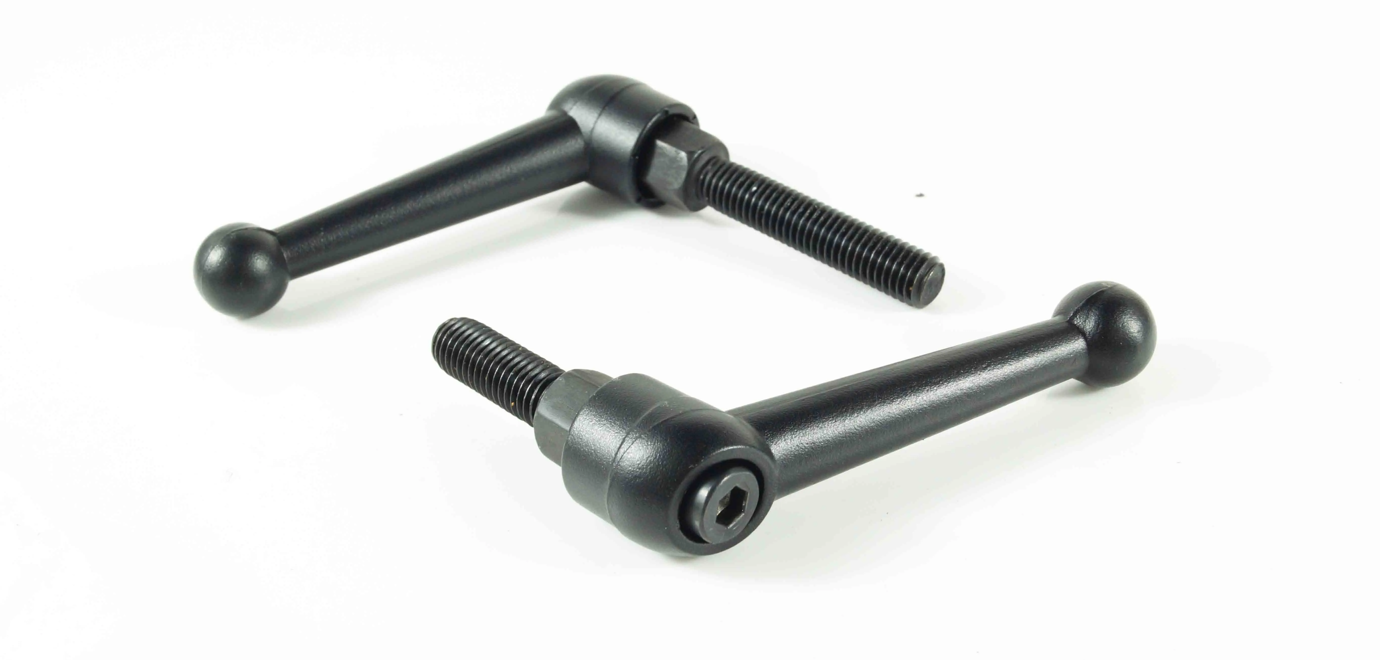 M10 Black Orange Solid Adjustable Handle Clamping Tension Lever Arm
