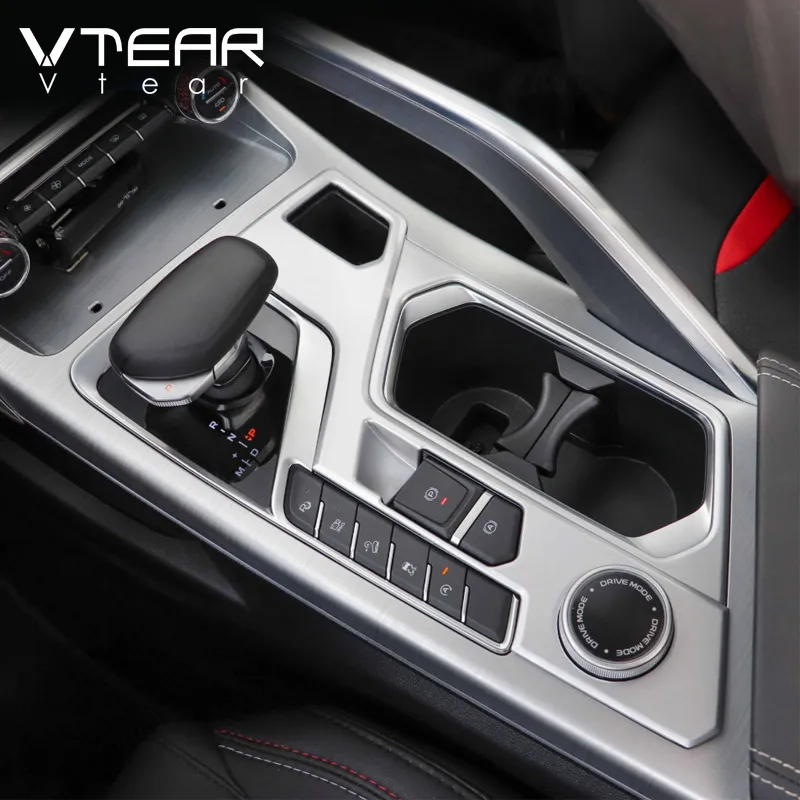 Vtear Central Control Gear Shift Panel Cover Interior Decoration Accessories Car Styling For Geely Tugella Xingyue FY11 2023