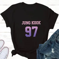 T-shirt Harajuku pour femmes, vêtements esthétiques, fan de Jungkook, suga Kpop