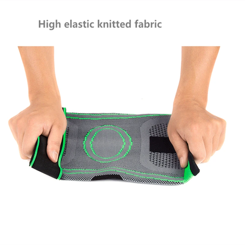 TJ-TianJun Outdoor Knitting Exercise Kneepads Fitness Running Bandage Pressure Kneepad Riding Protection Hiking Climbing kneelet