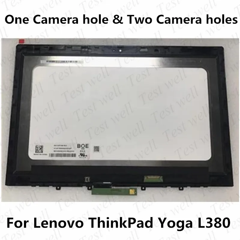 13.3 screen replace for Lenovo Thinkpad L380 Yoga 20M7 touch digitizer glass + LED LCD Panel assembly display full hd 30 pin