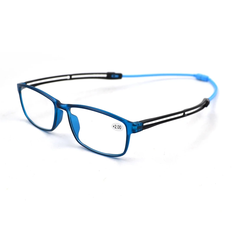 Unisex Ultralight Magnet Hanging neck Reading Glasses Magnifier Women Men Adjustable Legs Presbyopia Spectacles +1.0~+4.0 L3