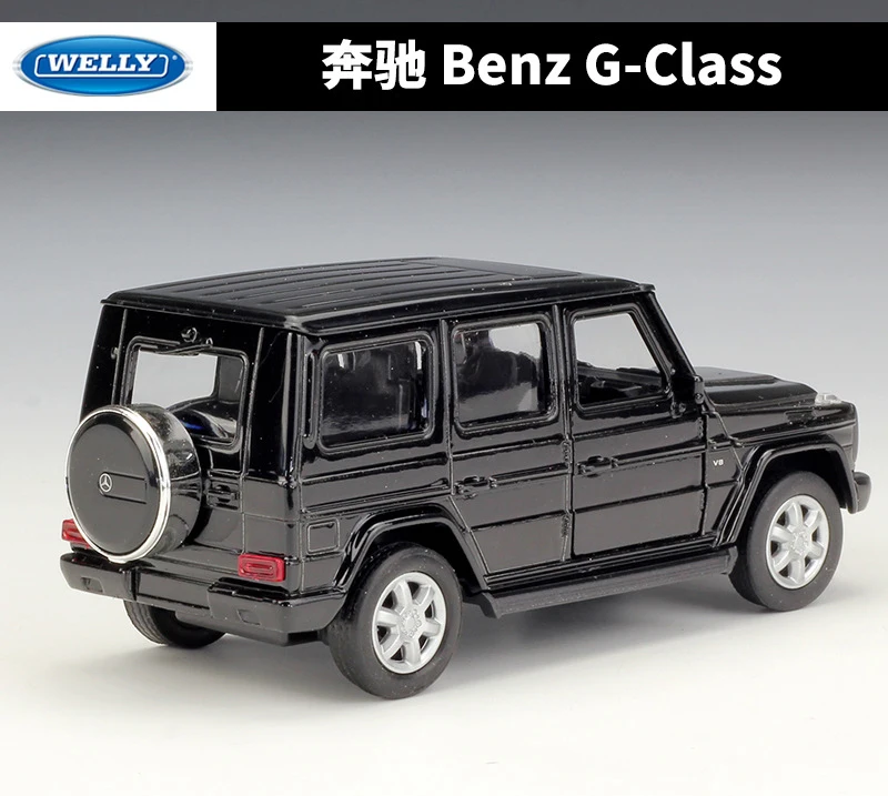 Welly Diecast 1:36 محاكي عالي بنز G-Class التراجع سيارة SUV على الطرق الوعرة نموذج سيارة معدنية لعبة معدنيّة سيارة للأطفال هدية مجموعة