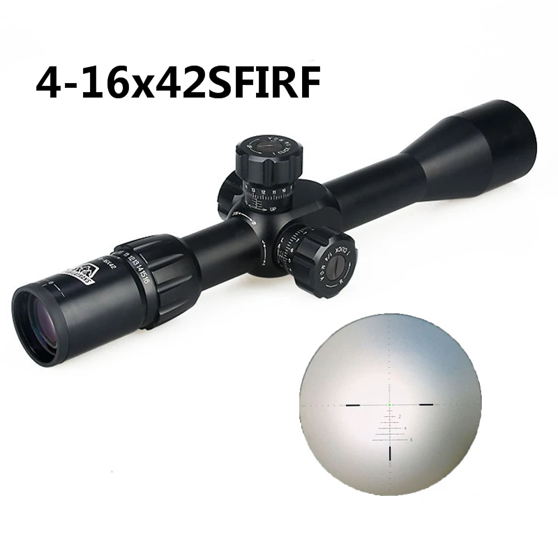 Canis Latrans Rifle Hunting Scope 4-16x42SFIRF Rifle Scope Waterproof  300M Deep With Fogproof For Outdoor Sport gs1-0280