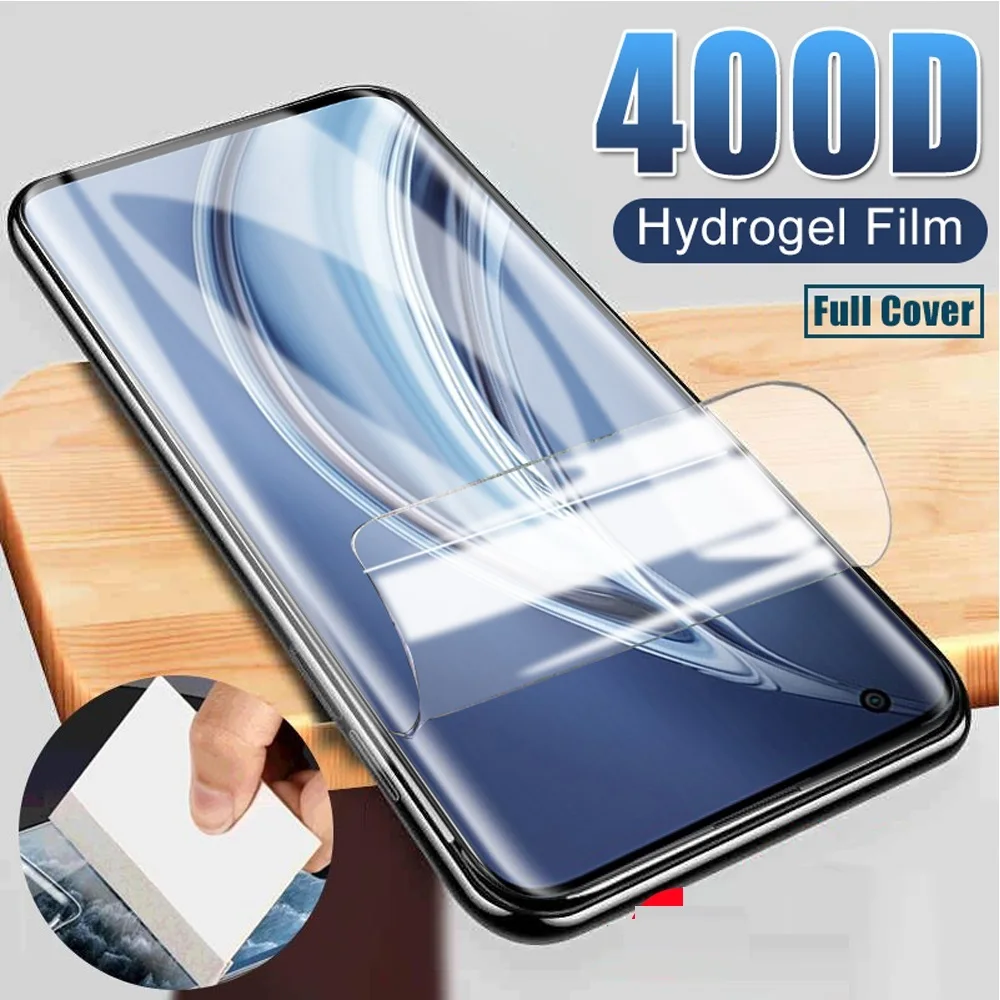 Full Cover Hydrogel Film for OPPO Reno 3 2 Z Ace 10 x zoom Screen Protector for Realme X Lite X2 X50 Pro Protective Not Glass