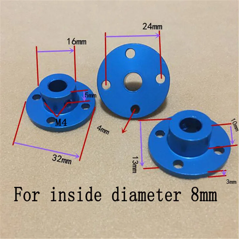 1Pc แข็งหน้าแปลนข้อต่อ3มม./4มม./5มม./6มม./8มม.มอเตอร์ท่องเที่ยว Shaft Coupler ขั้วต่อมอเตอร์แกนแบริ่งอุปกรณ์