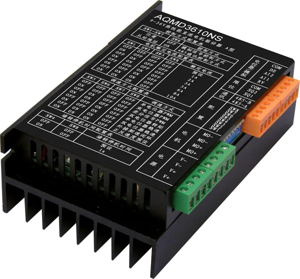 

12/24/36V 10A DC Motor Driver 0-10V/RS485 Control Forward and Reverse Current PID