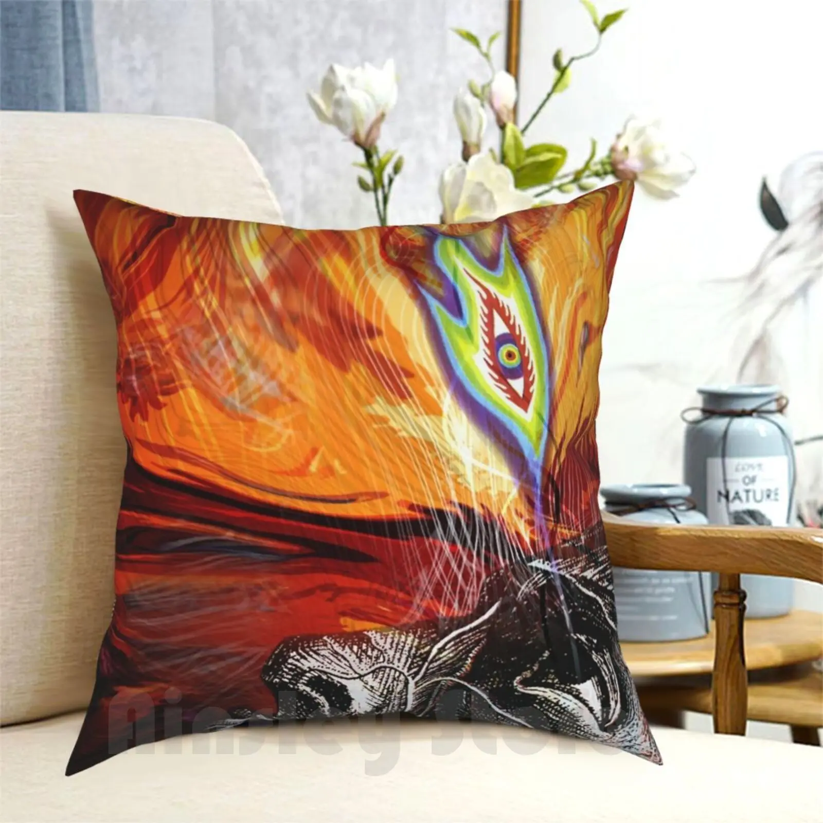 

Psychedelic Rock # Alex Grey Pillow Case Printed Home Soft Throw Pillow New Best Trending Cover Tool James Keenan