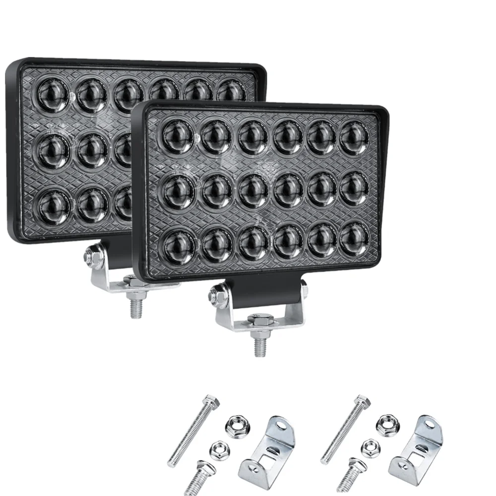 Super brilhante 54w conduziu a barra clara do trabalho 12v 24v 5-inch 18-leds feixe de inundação para offroad carro caminhão da motocicleta suv atv utv empilhadeira barco