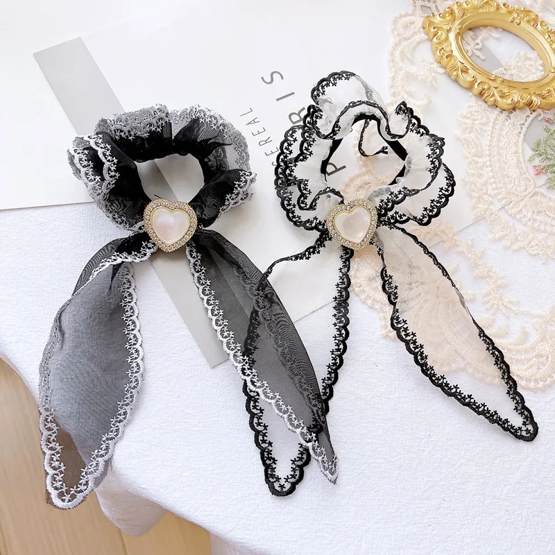 

Women Lady Fashion Elastic Hair Ring Luxury Crystal Hair Rubber bands Rope Headbands Ties Hair Accessories for Women & Girls