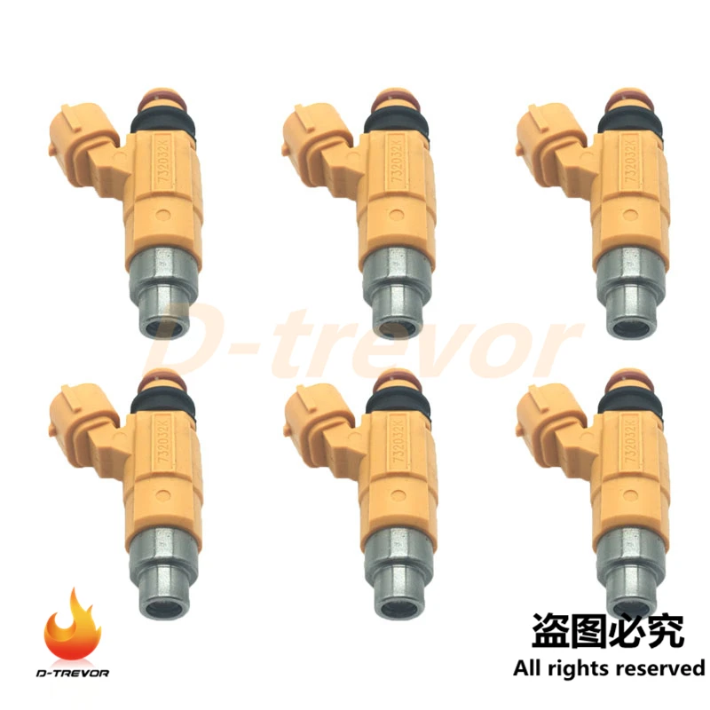 6Pcs OEM CDH275  732032K Fuel Injectors Nozzle for 1997-2004 Mitsubishi Montero Diamante 3.0L 6G72 3.5L 6G74 MD319792 AW347305