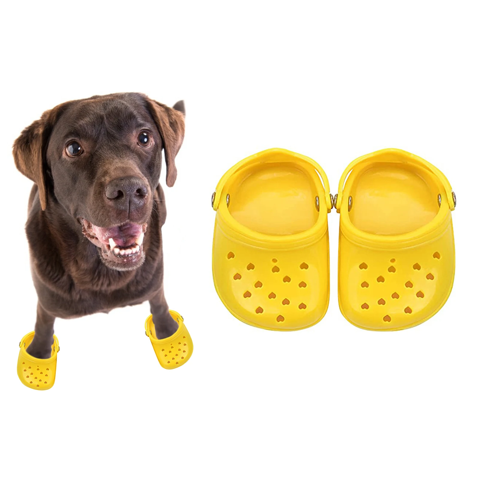 Dog Chew Toy Pet Breathable Slippers Nonslip Footwear For Large Dog Candy Coloured Holey Shoes Summer Breathable Mesh Dog Shoes