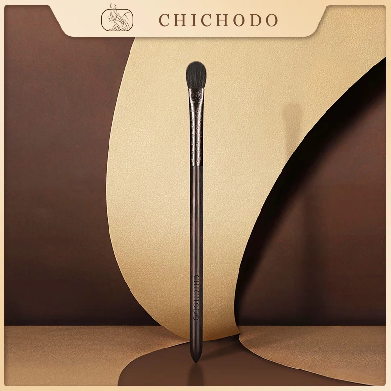 

CHICHODO Makeup Brush-Luxurious Carved Ebony Animal Hair Series-Goat Hair Eyeshadow Brush-Cosmetic brushes&beauty-E108