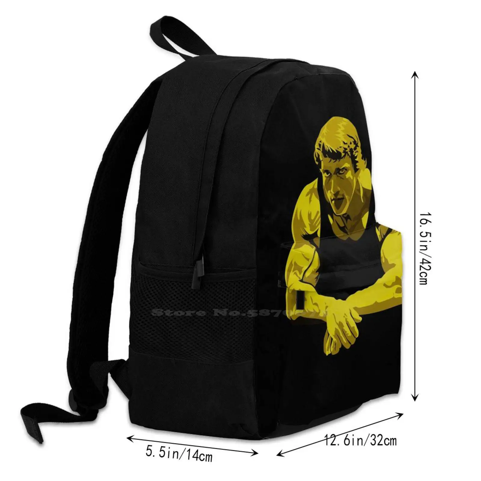 Zaino per camicia Arnold S-Gym per borsa da viaggio per laptop da scuola per studenti Arnodl Swarzaneger Schwarzenegger Bodybuilder Bodybuilding