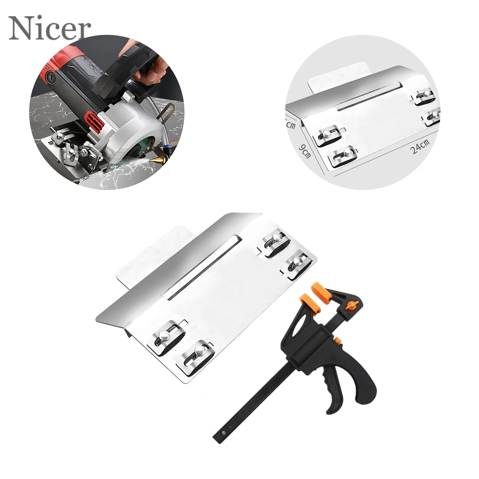 45 Degree Angle Cutting Machine Tiling Support Mount Ceramic Tile Cutter Seat for Stone Building Tool Corner Cutting Machine