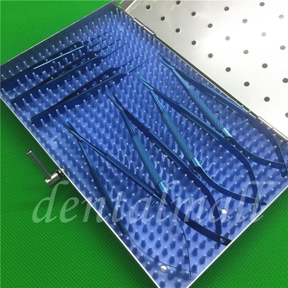 Titanium Microsurgery Ophthalmic Equipment Surgical tools Set 7pcs/set