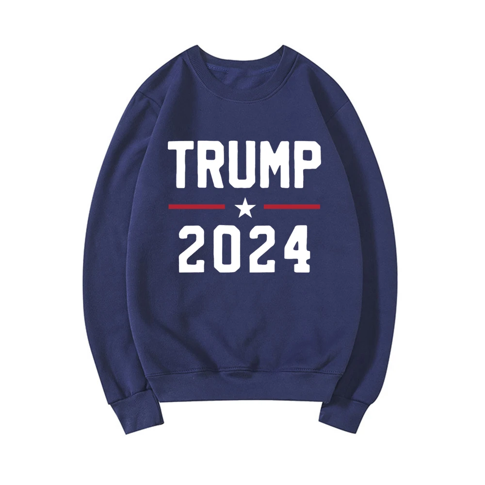 Trump 2024 Sweatshirt Pro Trump Sweatshirts Pro America Shirt Republican Gifts Unisex Crewneck Sweatshirt Graphic Hoodies Tops