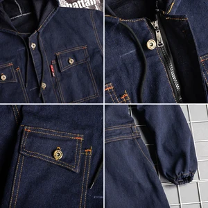 Elektrische Schweißanzüge für Maler, Denim -Jumpsuit, Auto Reparatur -Arbeitskleidung, Kapuze -Overall, 175 cm, 180 cm, 185 cm, 190 cm, 4xl 12 Hauptverkaufsmaler Kleidung - №5