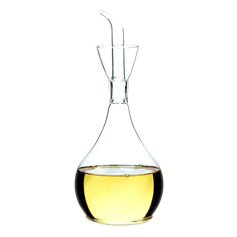 Nordic Glass Oil Pot, Seasoning Pot, Soy Sauce Bottle, Vinegar Pot, Household Kitchen Supplies, Leak-proof Oil Bottle