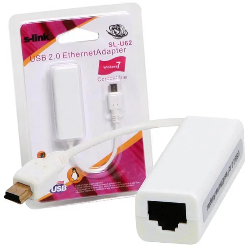 S-LINK TO SL-U62 USB MINI LAN 5CM CONVERTER (FOR TABLETS)