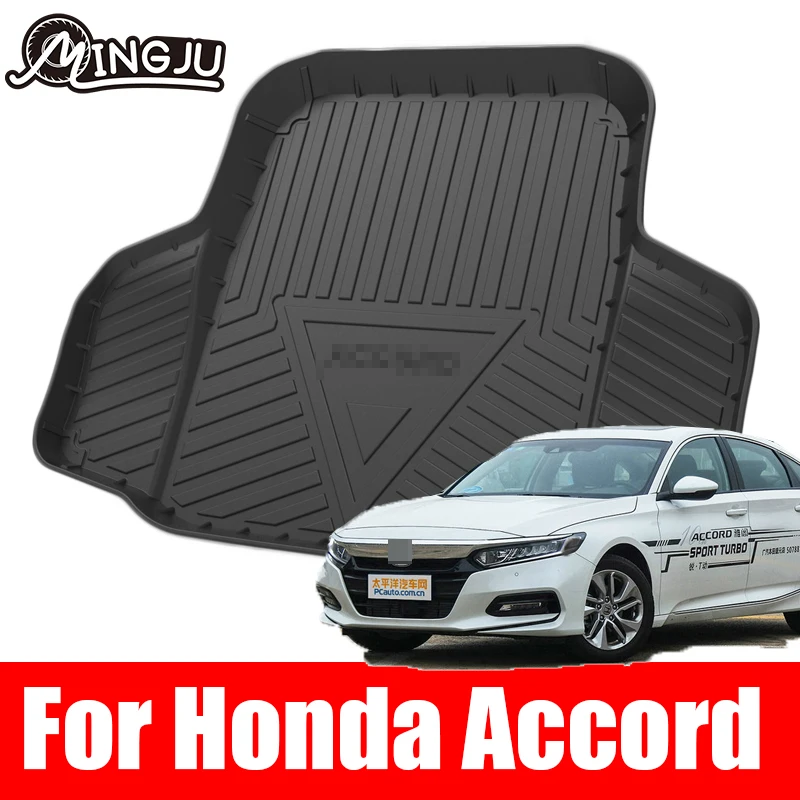 Durable Boot Carpets Washable Trunk Storage Mat Rollable Back Box Cushion Easy Mounting  Protective  Pads  For Honda Accord 10Th