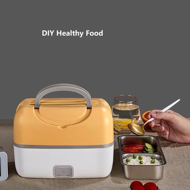 220V 1L Mini Electric Lunch Heating Box Automatic Steaming Cooking Machine Portable Multi Rice Cooker