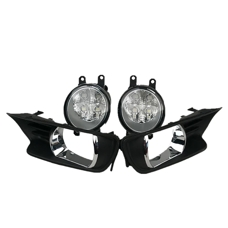 

A Pair Fog Lamp Front Bumper light For Toyota Camry 2007 with LED Bulb Line Group Frame High Quality