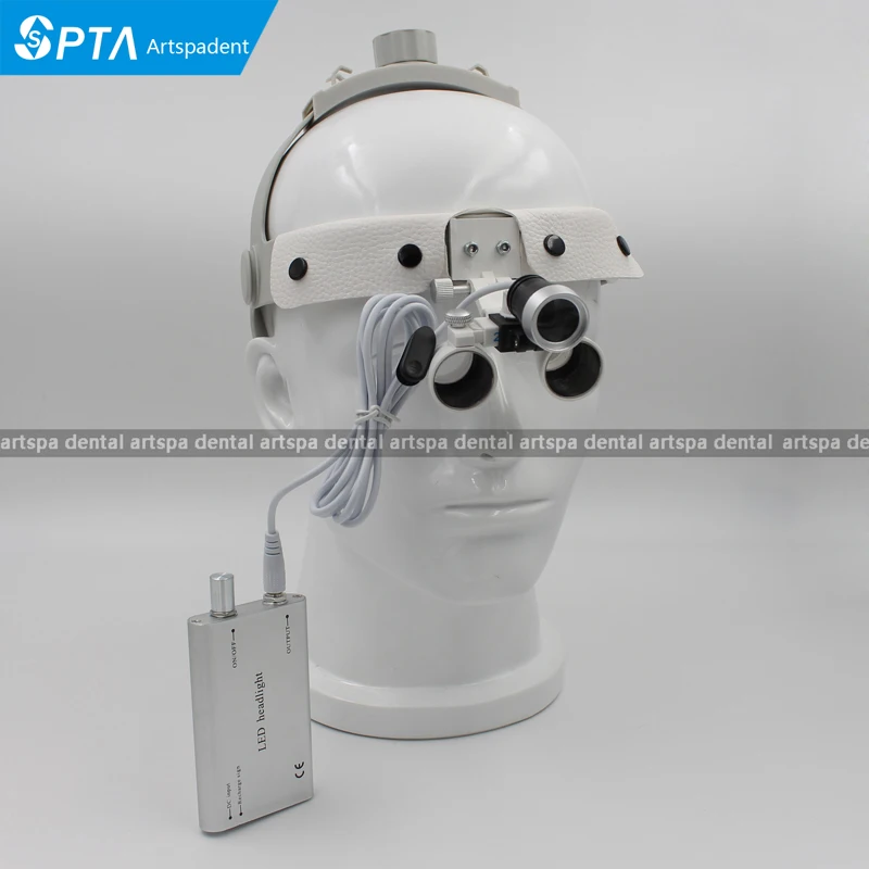 

2.5X times surgery operation surgical Magnifier Dental Loupe with LED light