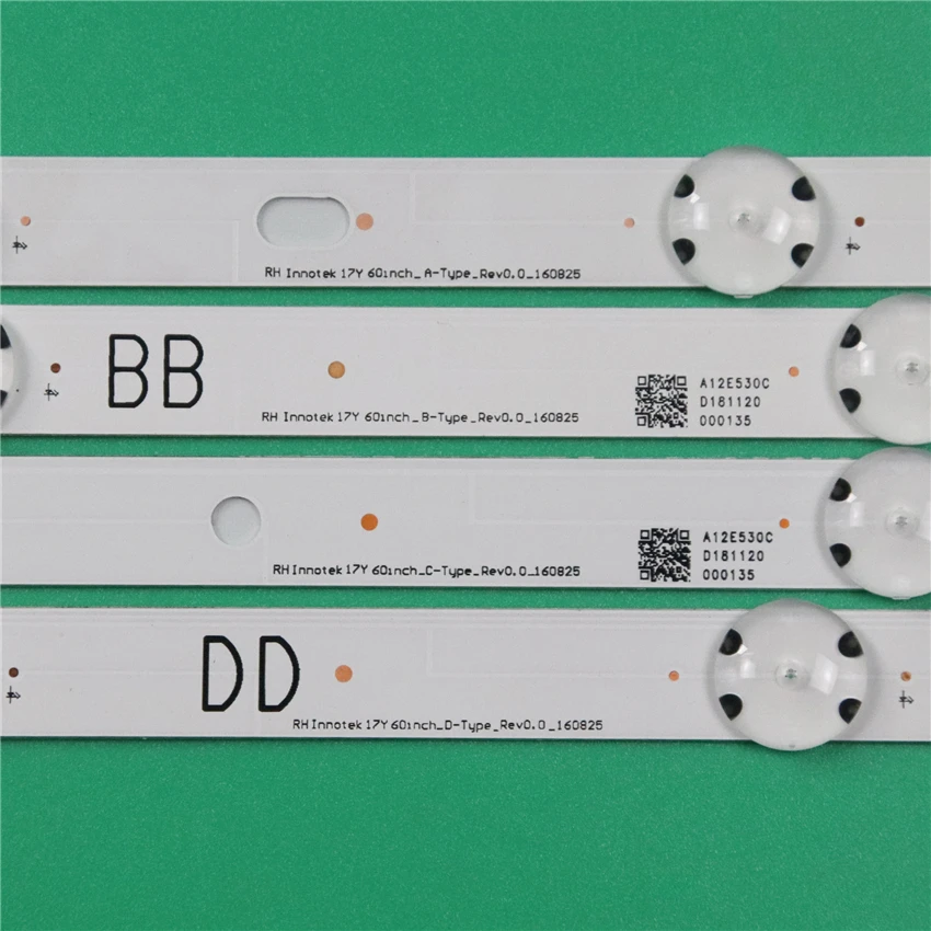 60UJ63_UHD LED Band For LG innotek 17Y 60inch_ABCD-Type_Rev0.0_160825 LED Bars Backlight Strips Line Ruler Array NC600DGE-AAFX1