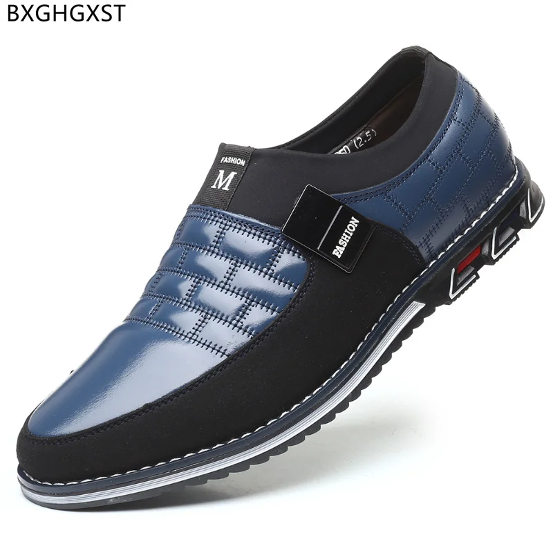 Black Slip on Shoes Men Loafers Men Oxford Shoes for Men Office 2024 Fashion Leather Casual Shoes Zapatos De Vestir Los Hombres