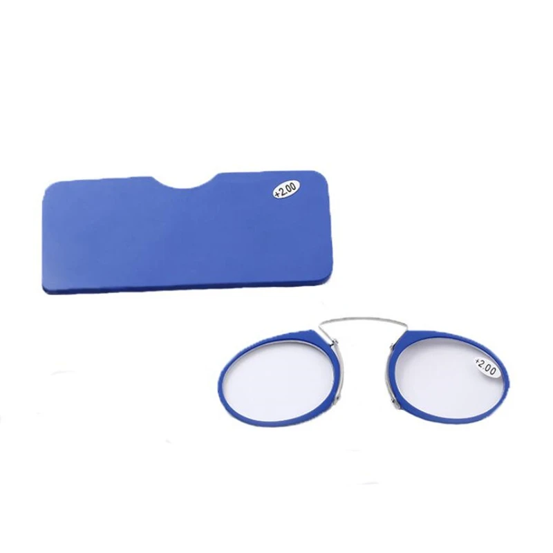 Clip Nase Mini Lesebrille Männer Frauen Leser Rezept Brillen Ohne Koteletten Pince-nez + 1,0 + 1,5 zu + 3,5