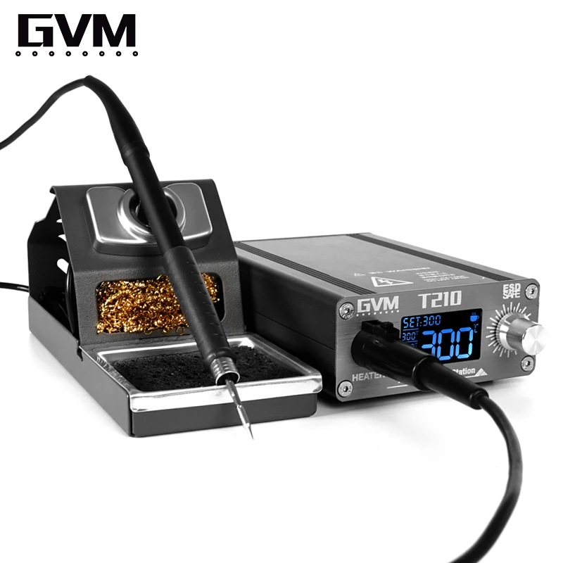 Nắng GVM T210 Hàn Bộ Hàn Sắt Với C210 Tay Cầm Đầu Cho Điện Thoại Di Động SMD BGA Sửa Chữa Hàn Dụng Cụ