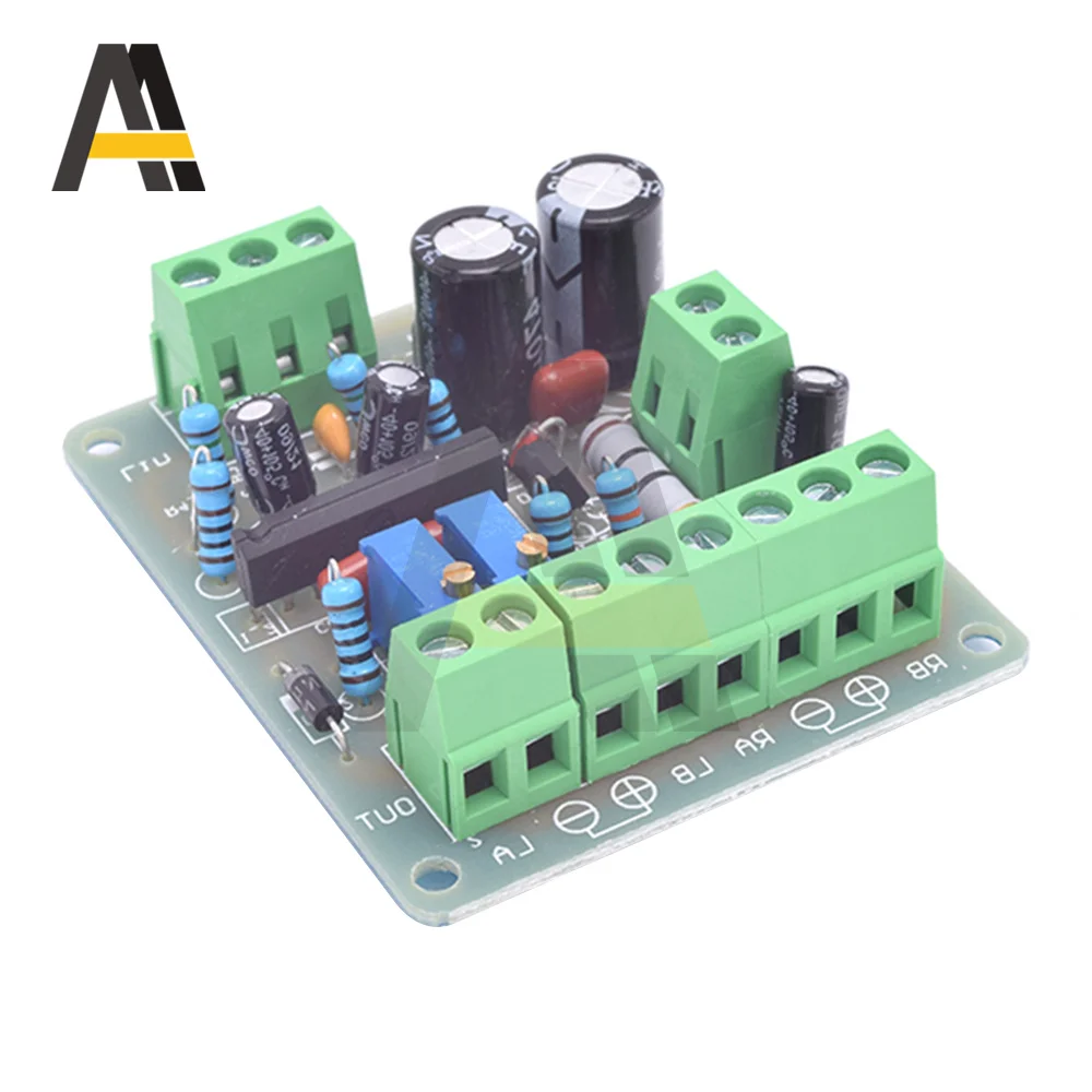 DC 12V Power Amplifier VU Meter Driver Board DB Audio Level Meter 400Hz TA7318P Hifi Amplifier Speaker VU Header Driver Board