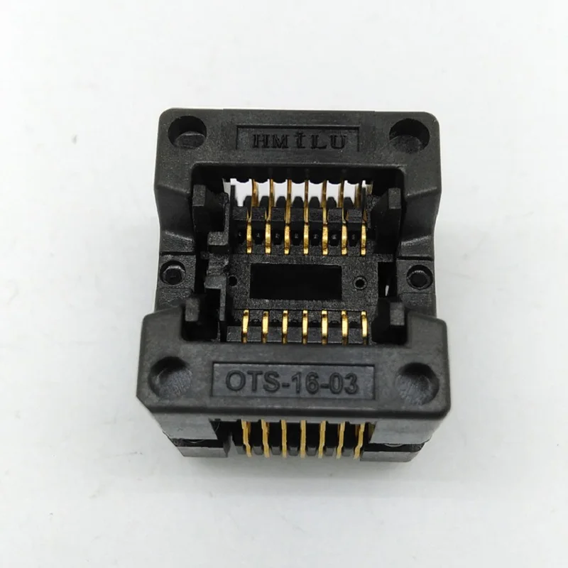 SOP14 Pitch 1.27Mm Burn In Socket OTS-16-1.27-03 Ic Test Socket Programmeren Socket Adapter Plug
