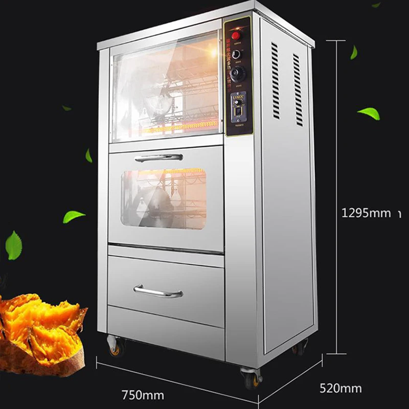 220V LED electric oven commercial desktop roasted sweet potato roasted corn potato electric oven machine