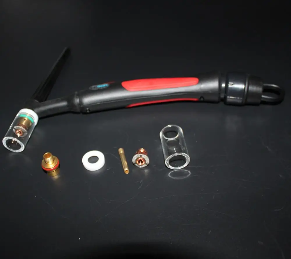 WP9 Tig Torch Head with 2P7GS Series TIG Glass Cup Kit