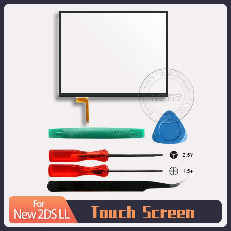 HOTHINK-pantalla táctil de repuesto con herramientas para Nintendo New 2dsll, Panel táctil y destornillador, 2DS XL, 1 Juego