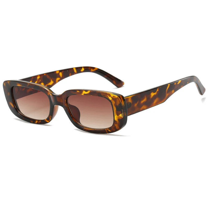 OEC CPO Kleine Vierkante Zonnebril Vrouwen Plastic Frame Oranje Gradiënt Zonnebril Vrouwelijke Trendy Merk Designer Brillen UV400