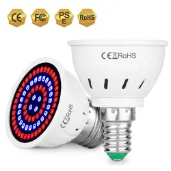 Phyto Lamps E27 Led Full Spectrum Plant Grow Bulb Light MR16 Led Bulbs Seedling GU10 B22 E14 Growing Lamp For Greenhouse Indoor