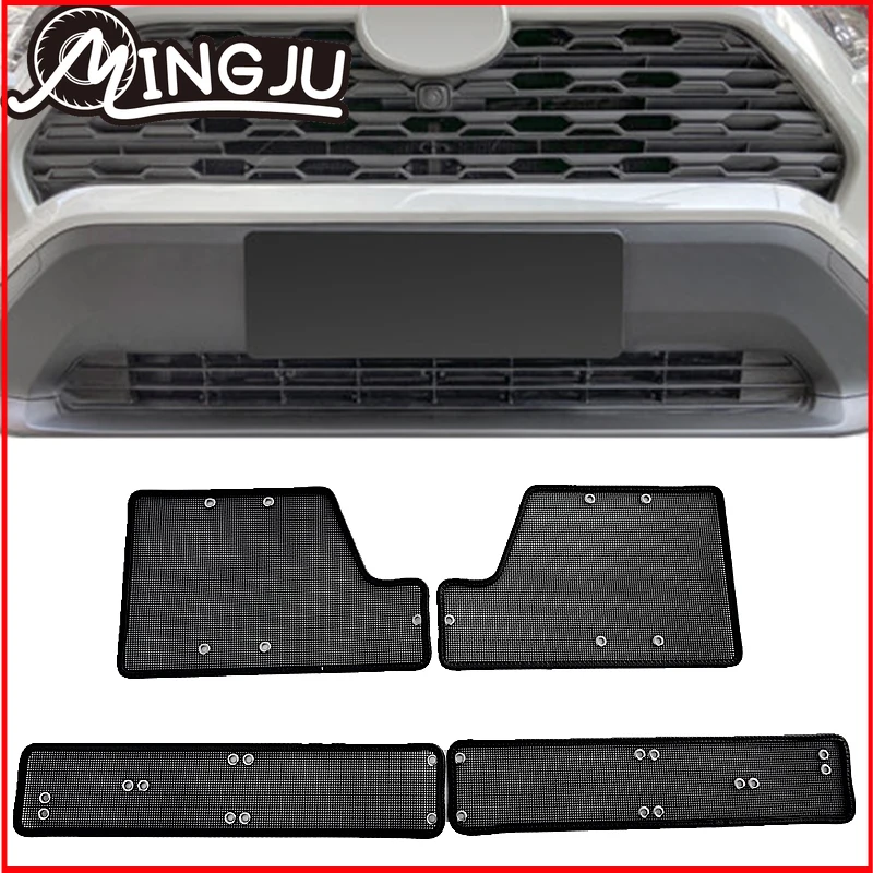 

For Toyota RAV4 2019 2020 2021 XA50 XA 50 Stainless Steel Front Grille Insect Screen Accessories