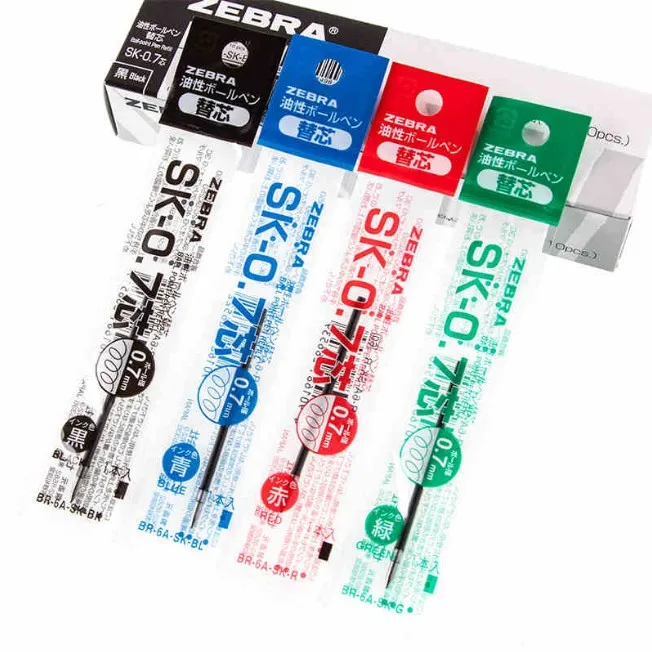 

Zebra SK-07 Ballpoint Pen Refills for B4SA1, B4SA2, B4SA3 Ballpoint Pen 0.7 mm BR-6A-SK