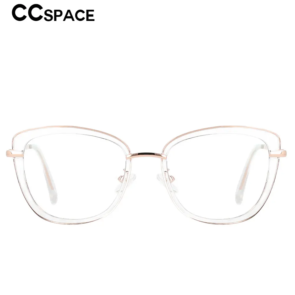 53041 Blue Light Bezel Woman Prescription Glasses Frames Spring Leg Tr90 Round Optical Fashion Computer Eyeglasses Gafas Mujer