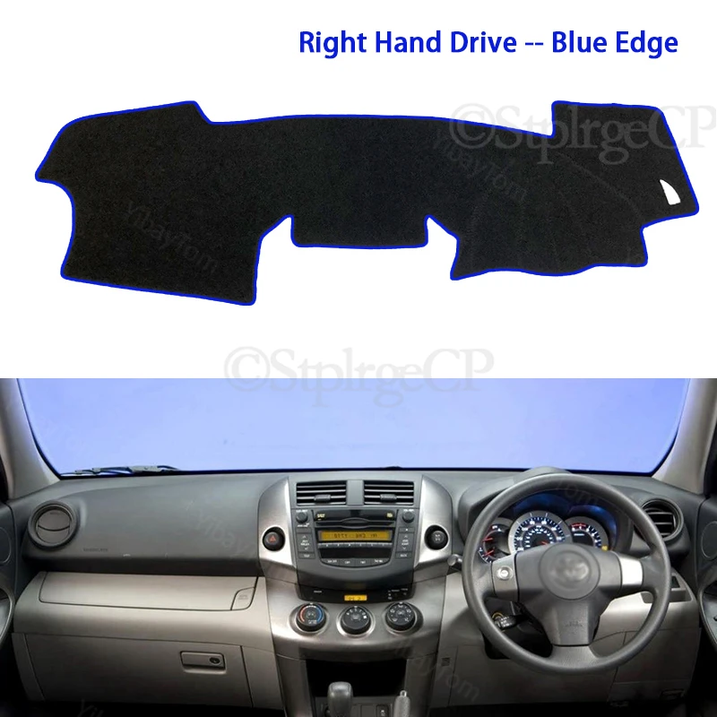 for Toyota Rav4 XA30 2006~2012 RAV 4 30 Console Dashboard Suede Mat Protector Sunshield Cover