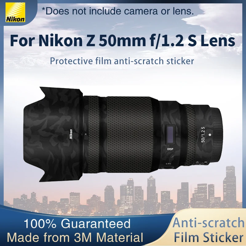 

Lens protective film For Nikon Z 50mm f/1.2 S Lens Skin Decal Sticker Wrap Film Anti-scratch Protector Case