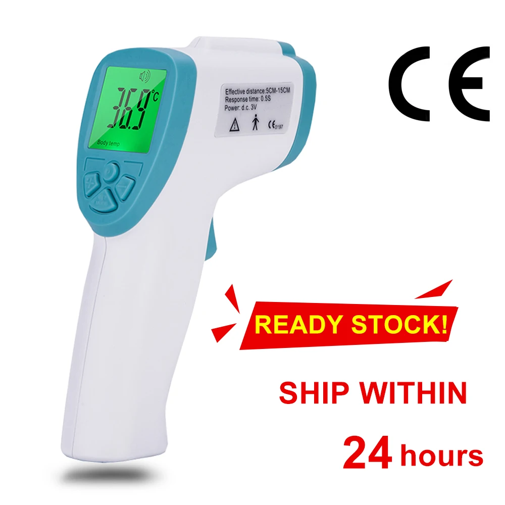 

Forehead digital baby thermometer infrared for milk water room medical pacifier fever body thermometer non contact baby care