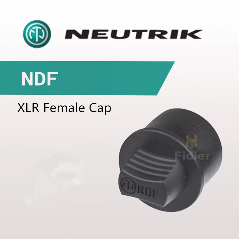 Neutrik NDF dust and moisture proof black rubber plug XLR Cannon Female base dust cover