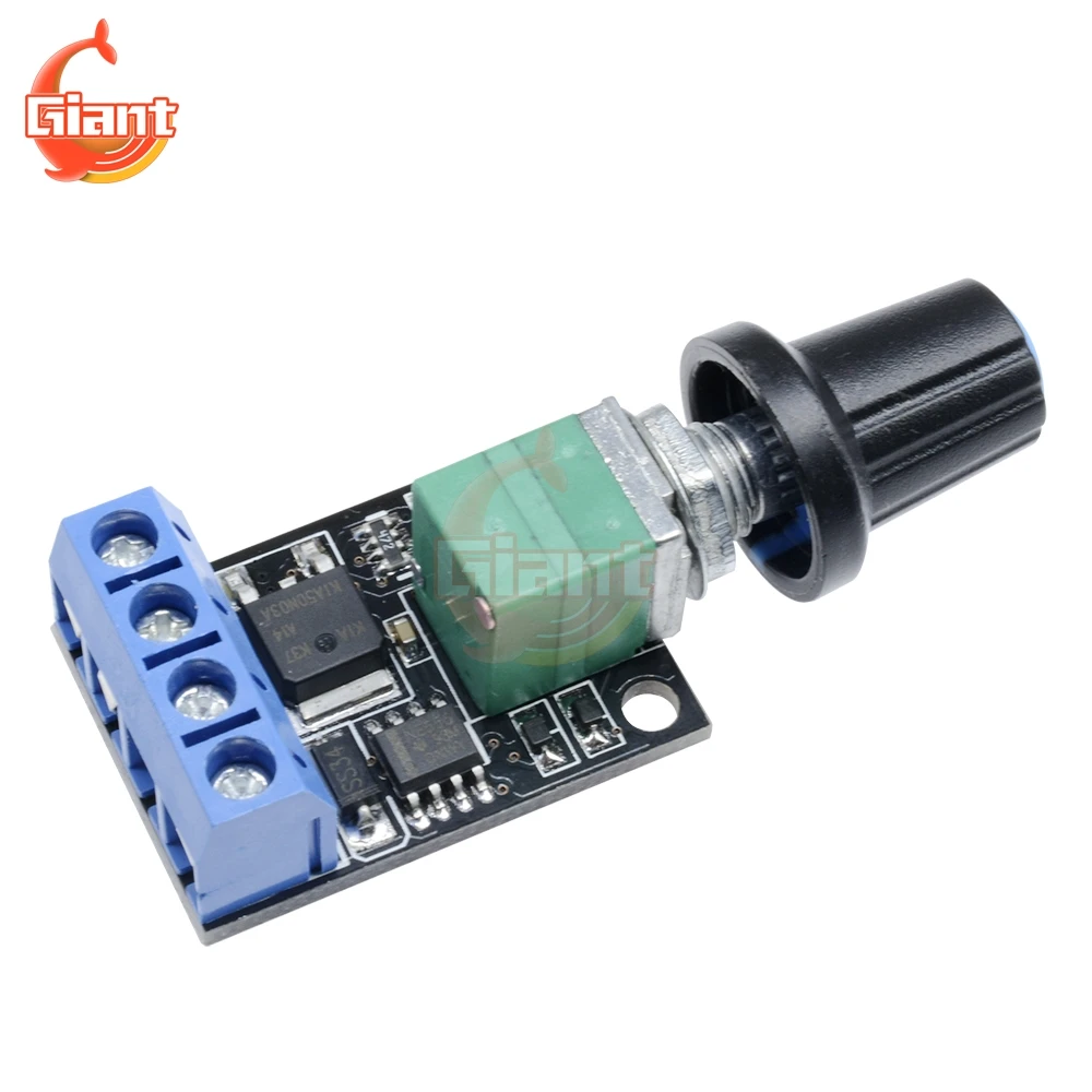 10A 5V 9V 12V DC Motor Speed Control PWM Potentiometer Governor Speed Regulation Board LED Dimming Ultra High Linearity Band