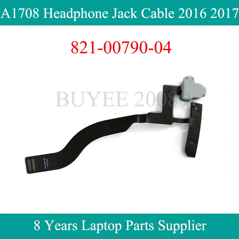 

Original A1708 Headphone Jack Cable 821-00790-04 For Macbook Pro Retina 13.3" A1708 Headset Flex Cable 2016 2017 Year